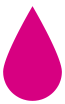 magenta ink drop